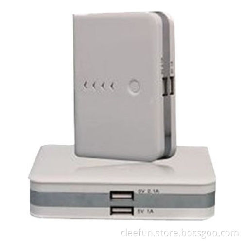 LED Portable Power Bank for Mobile Phones with Dual Output